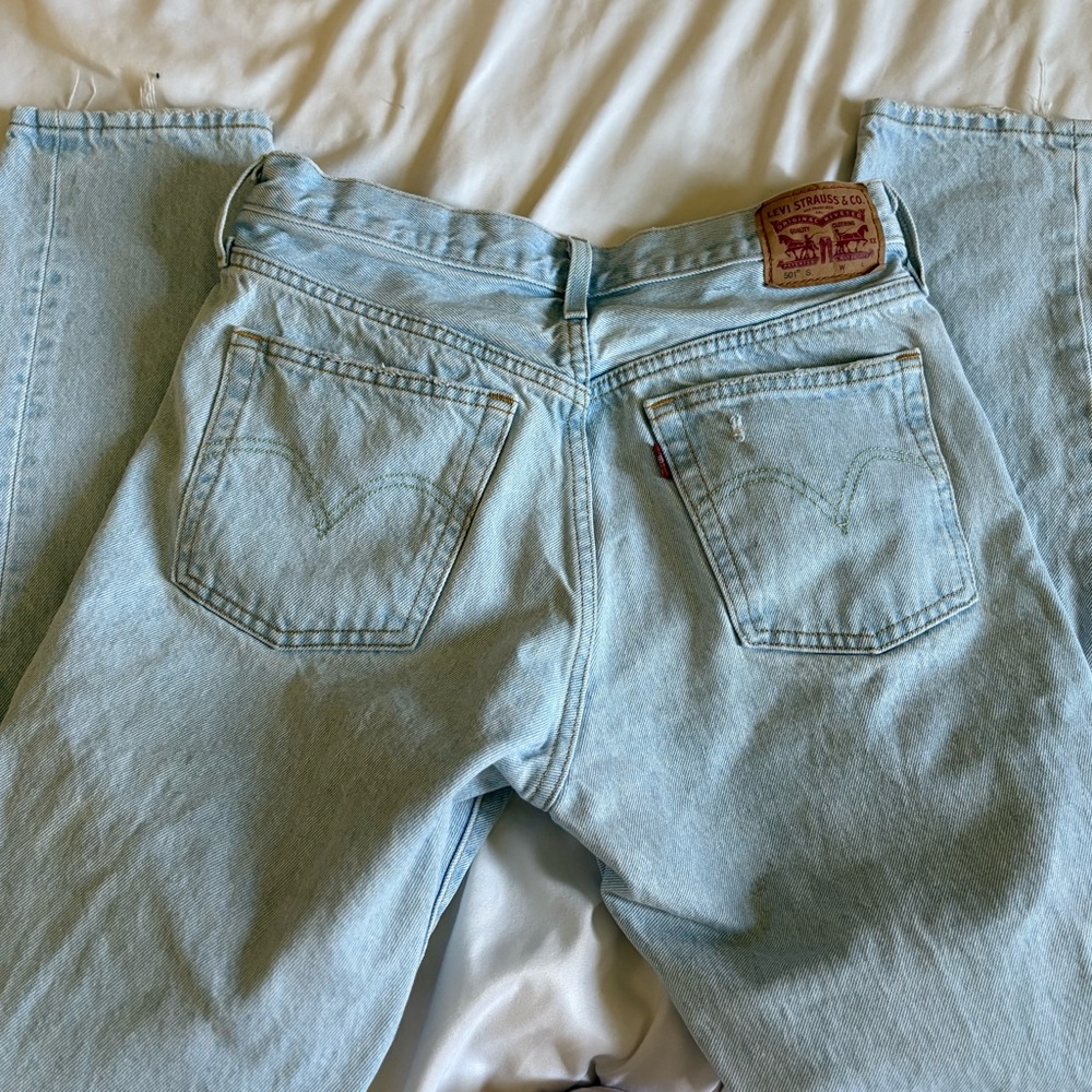 Levi's Light Blue 501 Skinny Jeans